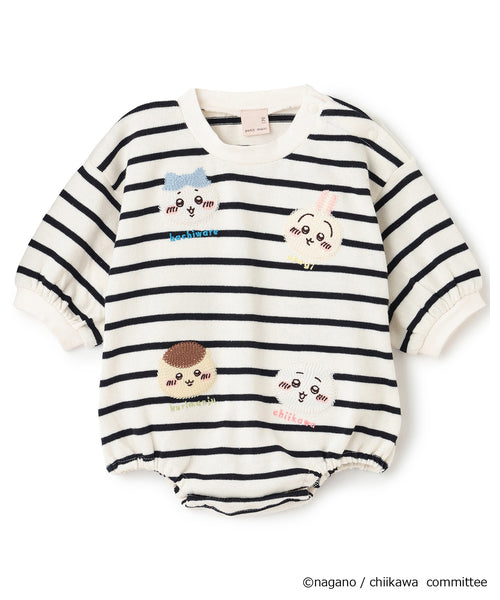 쁘띠메인 바디수트 일본 쁘띠마인 먼작귀 치이카와 자수 아 룸퍼스 3컬러