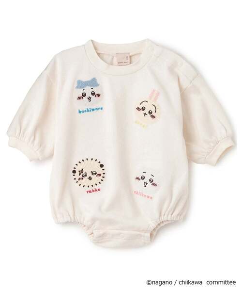 쁘띠메인 바디수트 일본 쁘띠마인 먼작귀 치이카와 자수 아 룸퍼스 3컬러