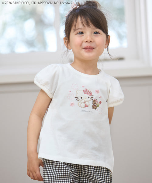 쁘띠메인 티셔츠 일본 쁘띠마인 산리오 캐릭터 하나미 반팔티 3컬러