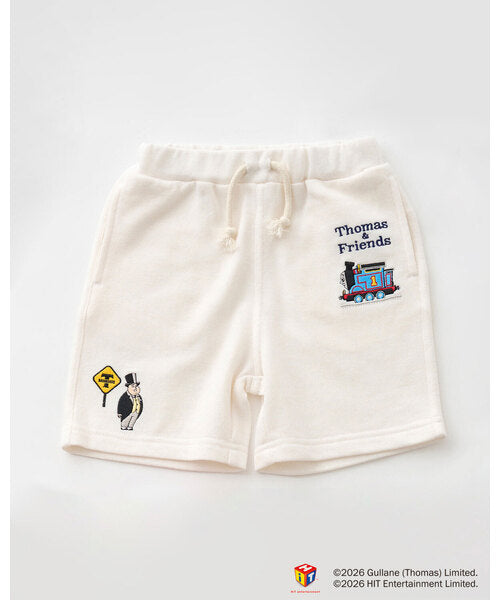 쁘띠메인 바지 일본 쁘띠마인 토마스와 친구들 프린트 자수 반바지 3컬러