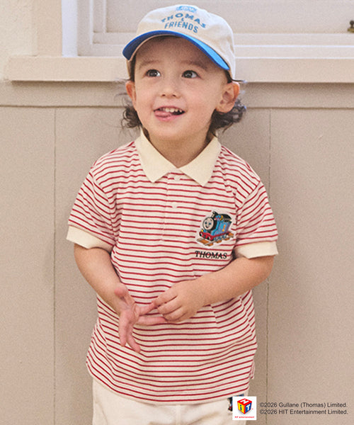 쁘띠메인 티셔츠 일본 쁘띠마인 토마스와 친구들 반팔 폴로 셔츠 2컬러