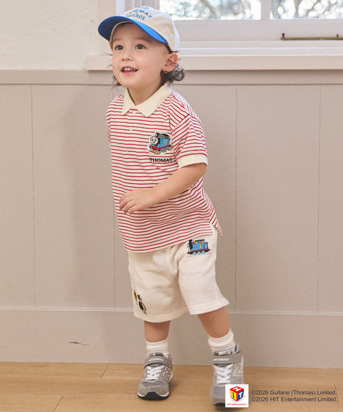 쁘띠메인 티셔츠 일본 쁘띠마인 토마스와 친구들 반팔 폴로 셔츠 2컬러