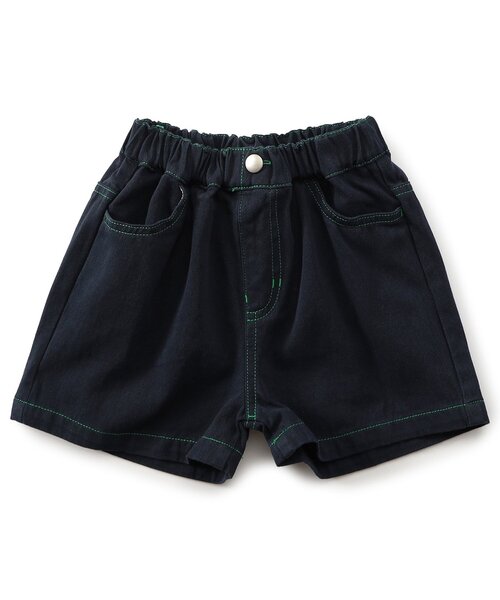 브리즈 바지 일본 BREEZE KUDOZ.B 스티치 배색 하프 반바지 5컬러