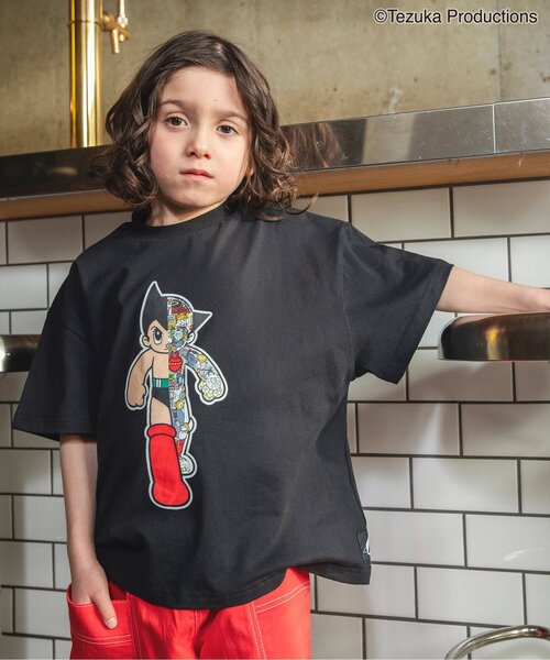 브리즈 티셔츠 일본 BREEZE 철완 아톰 그래픽 반팔티 2컬러