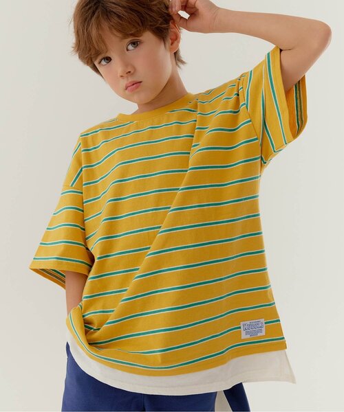 브리즈 티셔츠 일본 BREEZE KUDOZ.B 레이어드 스트라이프 반팔티 4컬러