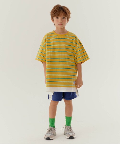 브리즈 티셔츠 일본 BREEZE KUDOZ.B 레이어드 스트라이프 반팔티 4컬러