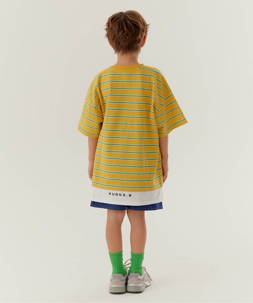 브리즈 티셔츠 일본 BREEZE KUDOZ.B 레이어드 스트라이프 반팔티 4컬러