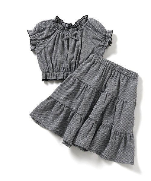 브리즈 셋업 일본 BREEZE 3way 타입 반팔 치마 원피스 세트 2컬러