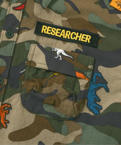 브리즈 셋업 일본 BREEZE 후쿠이 현립 공룡 박물관 콜라보 반팔 셔츠 반바지