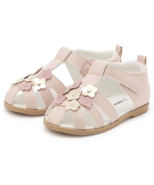 쁘띠메인 신발 일본 쁘띠마인 메니 플라워 샌들 3컬러