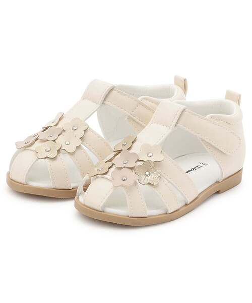 쁘띠메인 신발 일본 쁘띠마인 메니 플라워 샌들 3컬러