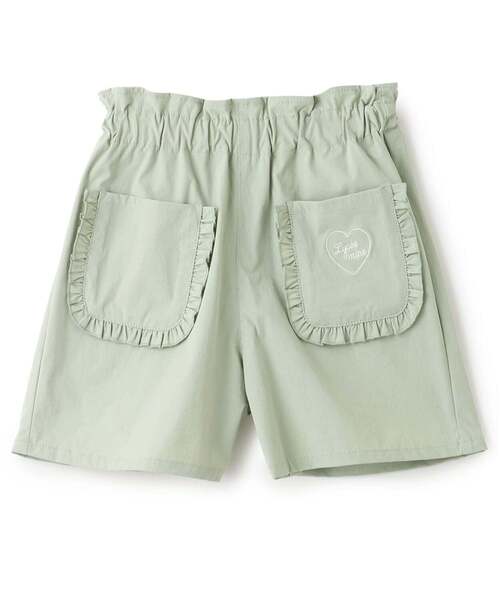 쁘띠메인 바지 일본 쁘띠마인 수영복 겸용 프릴 포켓 반바지 5컬러