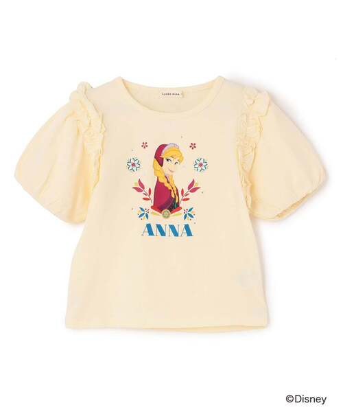 쁘띠메인 티셔츠 일본 쁘띠마인 디즈니 겨울왕국 퍼프 반팔티 4컬러