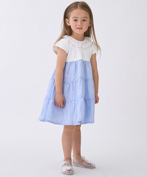 쁘띠메인 치마 일본 쁘띠마인 하트 자수 원피스 3컬러