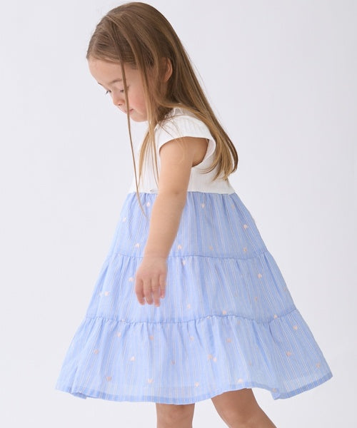 쁘띠메인 치마 일본 쁘띠마인 하트 자수 원피스 3컬러