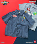 Breeze Kids T-shirt Japanese Toddler Long Sleeve Sesame Street Fur-Free Strainer 5 Colors 