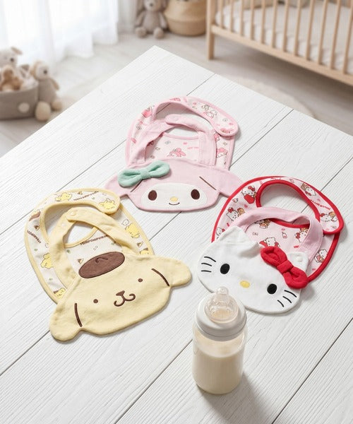 산리오 턱받이 일본 SANRIO 헬로키티 폼폼푸린 마이멜로디 3컬러