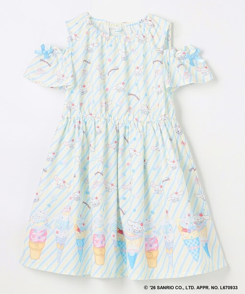 Áo thun trẻ em Sanrio, áo thun dài tay Nhật Bản, thiết kế viền nhún các nhân vật, 4 màu