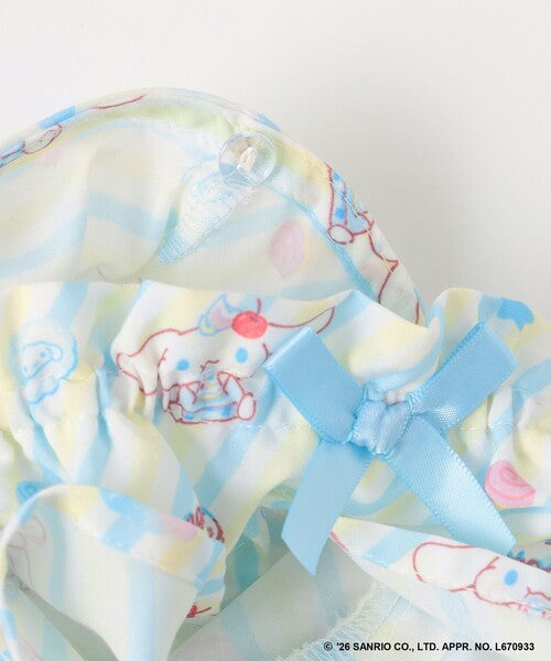 Áo thun trẻ em Sanrio, áo thun dài tay Nhật Bản, thiết kế viền nhún các nhân vật, 4 màu