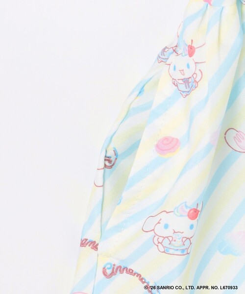 Áo thun trẻ em Sanrio, áo thun dài tay Nhật Bản, thiết kế viền nhún các nhân vật, 4 màu