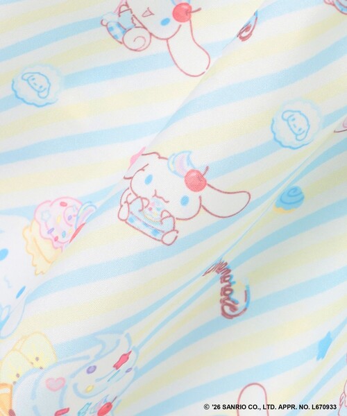 Áo thun trẻ em Sanrio, áo thun dài tay Nhật Bản, thiết kế viền nhún các nhân vật, 4 màu