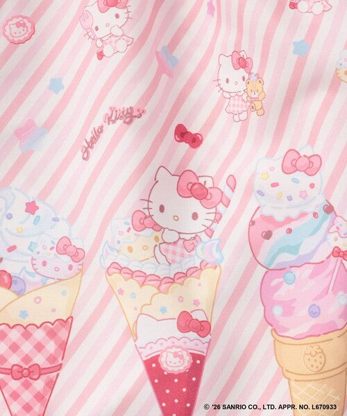 Áo thun trẻ em Sanrio, áo thun dài tay Nhật Bản, thiết kế viền nhún các nhân vật, 4 màu