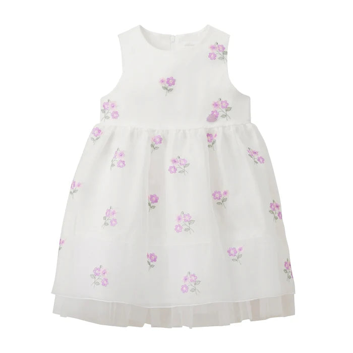 미키하우스 원피스 튤립 라벤더 꽃무늬 민소매 2컬러