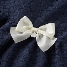 미키하우스 원피스 프릴 화이트 리본 자수 디자인