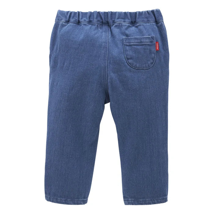 미키하우스 바지 일본 키즈 베어 자수 스트레치 팬츠 2컬러