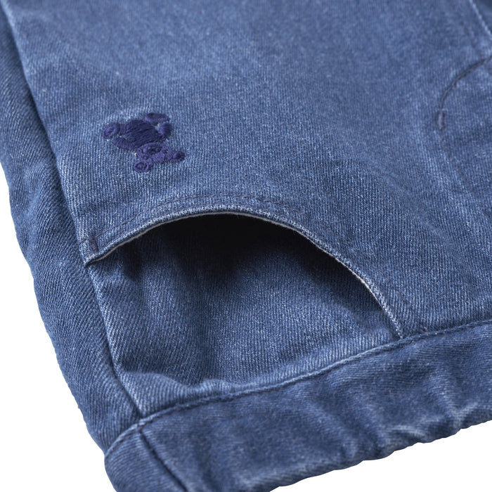 미키하우스 바지 일본 키즈 베어 자수 스트레치 팬츠 2컬러