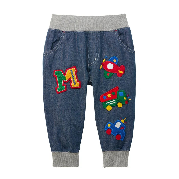 Mickey House Kids Pants Japanese Toddler Long Pants Classic Car Pants 