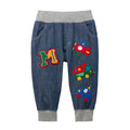 Mickey House Kids Pants Japanese Toddler Long Pants Classic Car Pants 