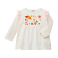 Mickey House Kids T-shirt Japanese Toddler Long Sleeve T-shirt Usako Frill Design 