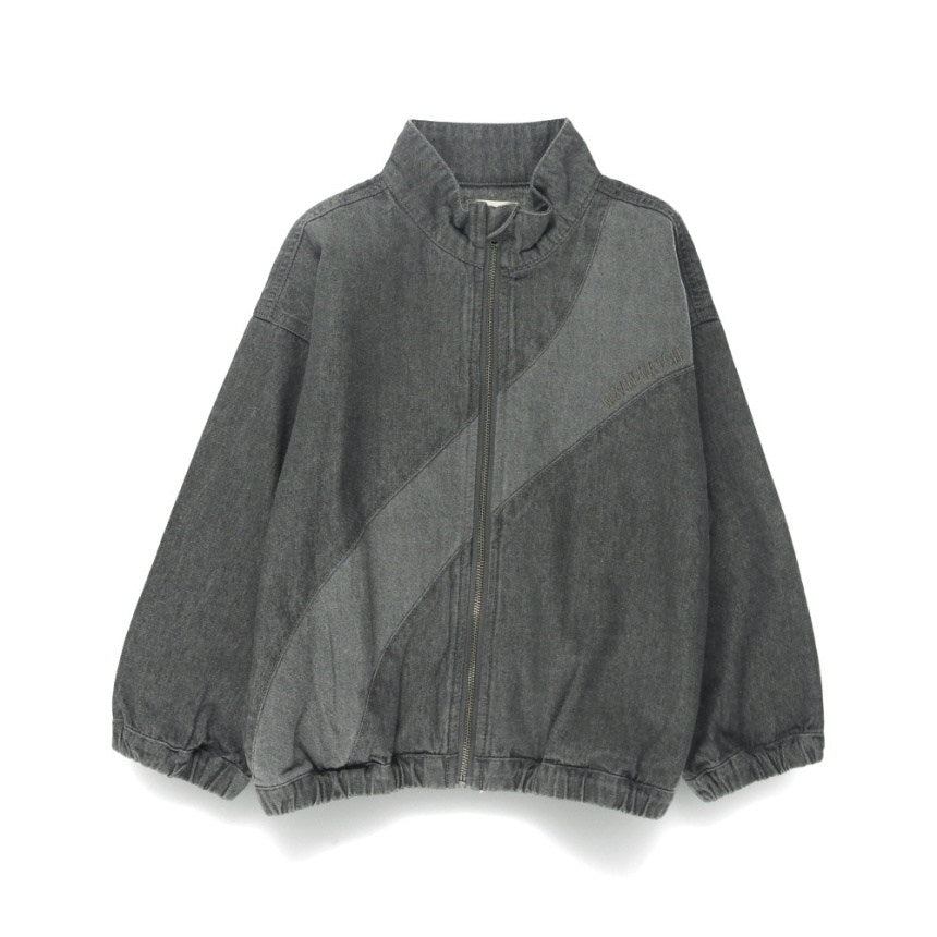 브란셰스 키즈 자켓 일본 branshes 유아 스탠드 카라 데님 컬러 재킷 2컬러