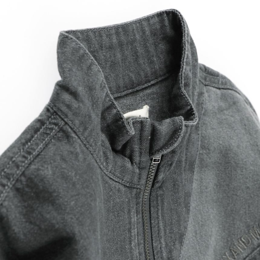 브란셰스 키즈 자켓 일본 branshes 유아 스탠드 카라 데님 컬러 재킷 2컬러