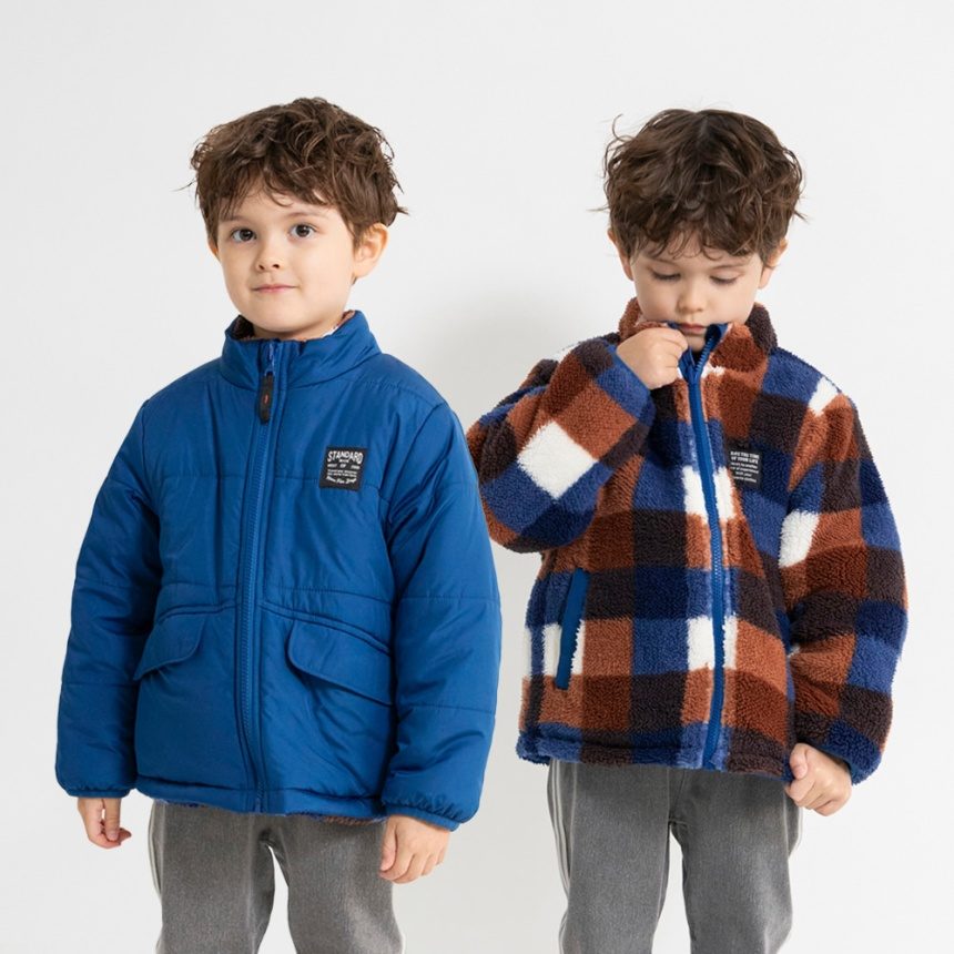 브란셰스 키즈 자켓 일본 branshes 유아 후리스 리버시블 플리스 재킷 3컬러