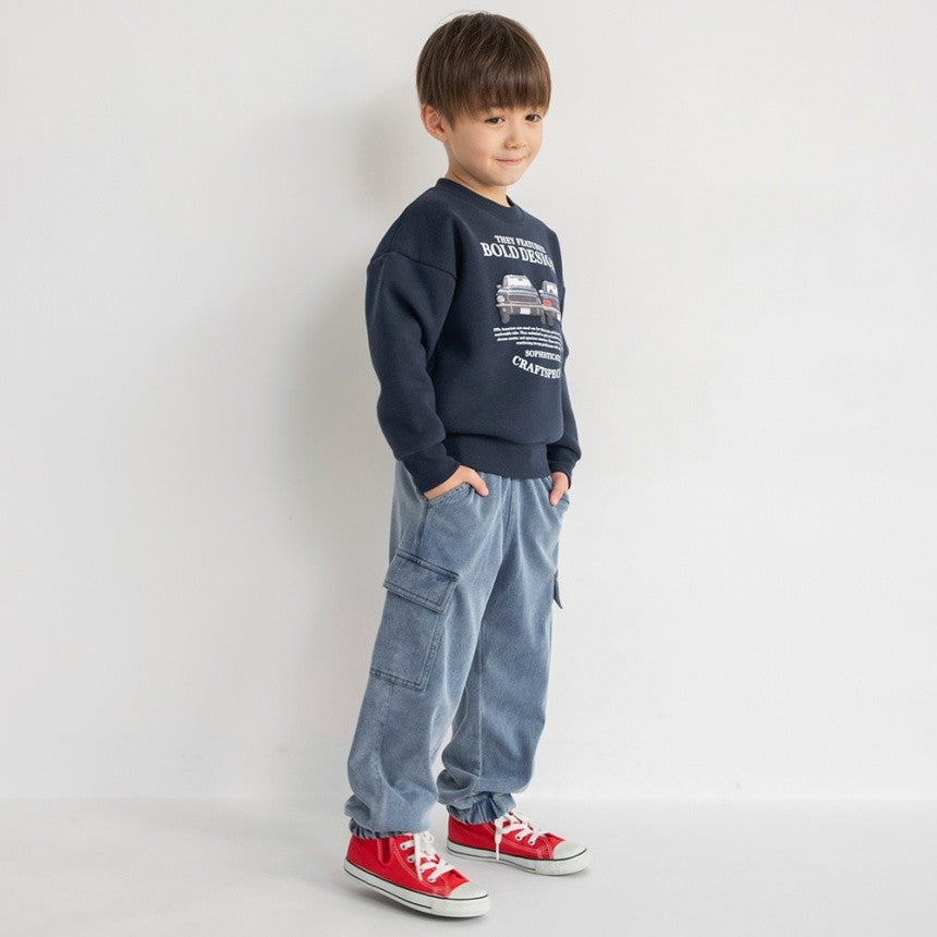 브란셰스 키즈 바지 일본 branshes 기모 카고바지 소프트 타입 2컬러