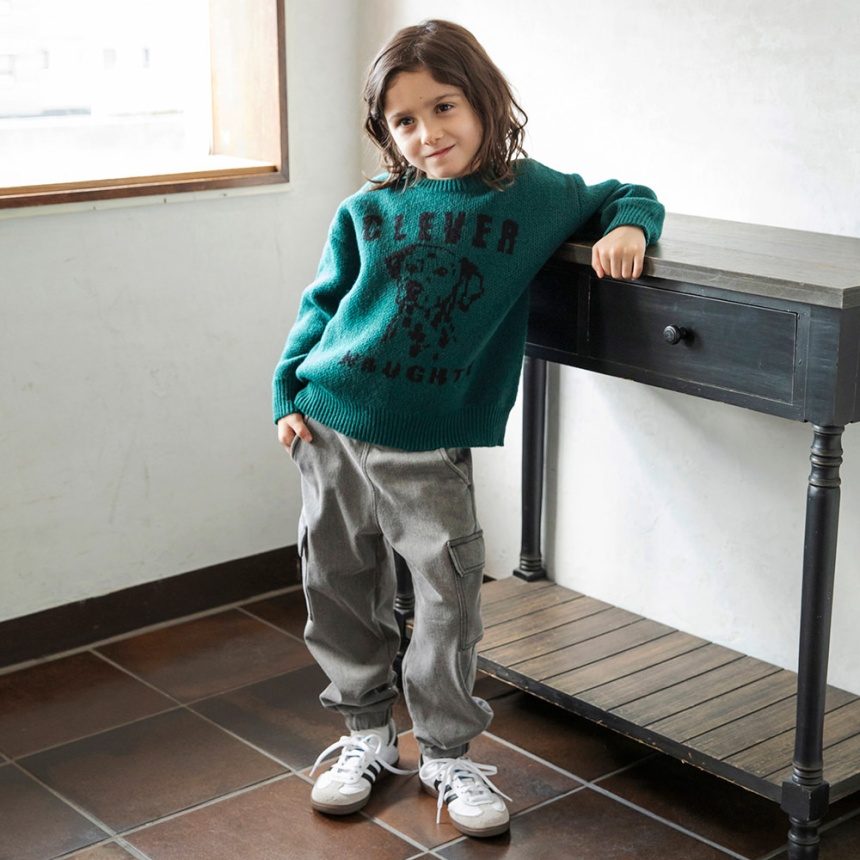 브란셰스 키즈 바지 일본 branshes 기모 카고바지 소프트 타입 2컬러