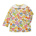 Mickey House Kids Shirt Japanese Toddler Long Sleeve Blouse Dobutsu Patterned Shirt 