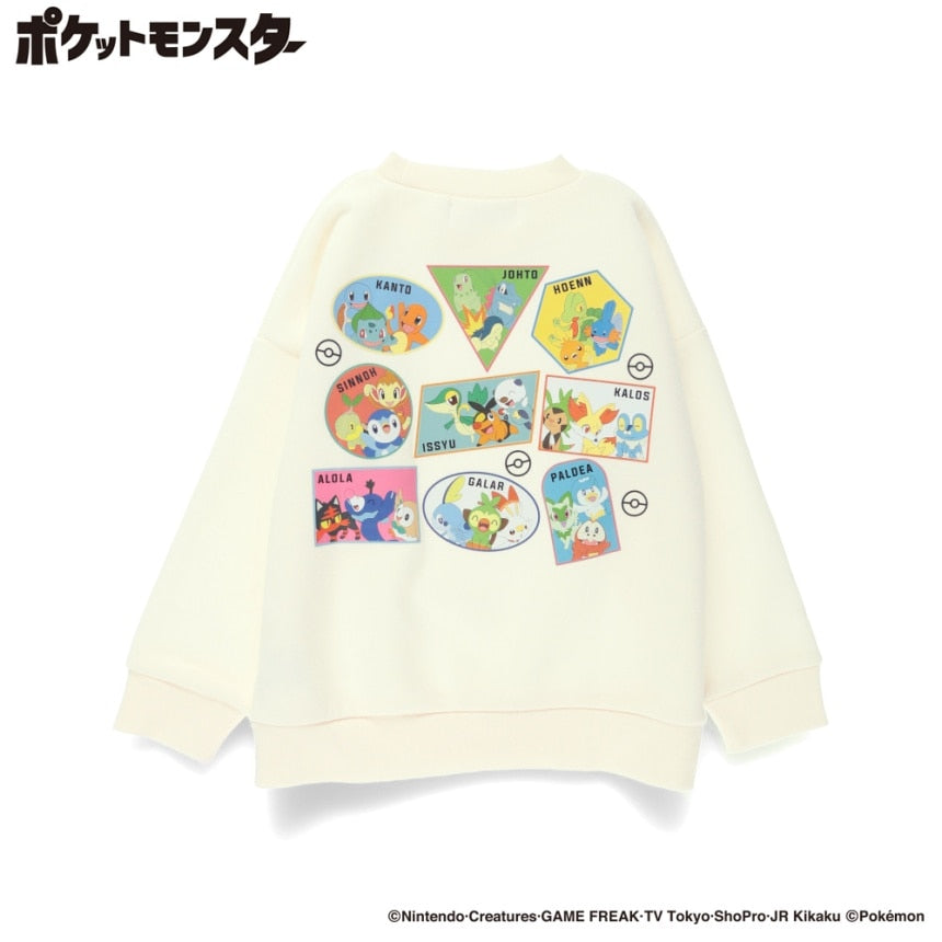 브란셰스 키즈 티셔츠 일본 branshes 맨투맨 포켓몬스터 기모 포켓몬 트레이너 6컬러