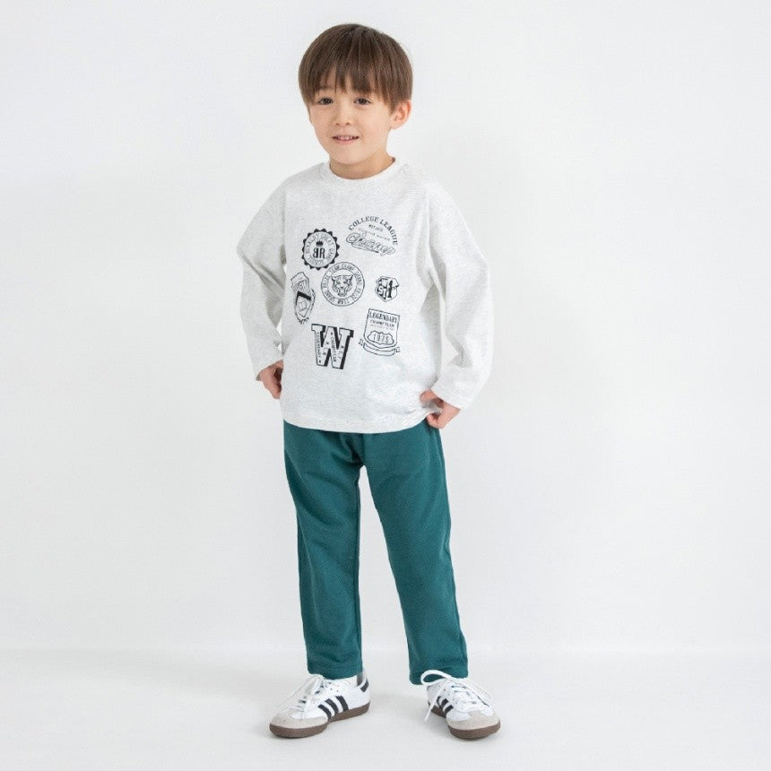 브란셰스 키즈 티셔츠 일본 branshes 맨투맨 어소트 그래픽 로고 마에우시로 로고 5컬러