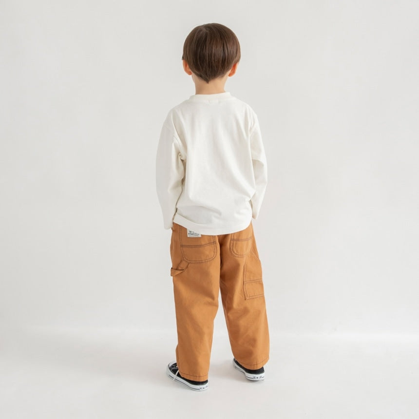 브란셰스 키즈 바지 일본 branshes 캔버스 페인트 팬츠 데님 청바지 4컬러