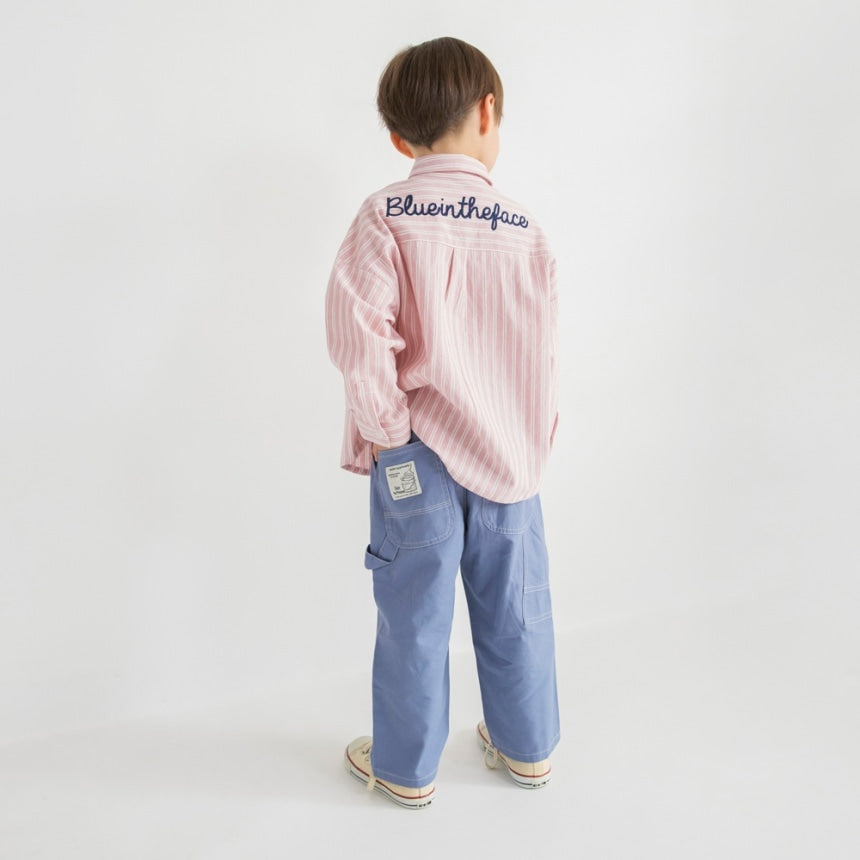 브란셰스 키즈 바지 일본 branshes 캔버스 페인트 팬츠 데님 청바지 4컬러