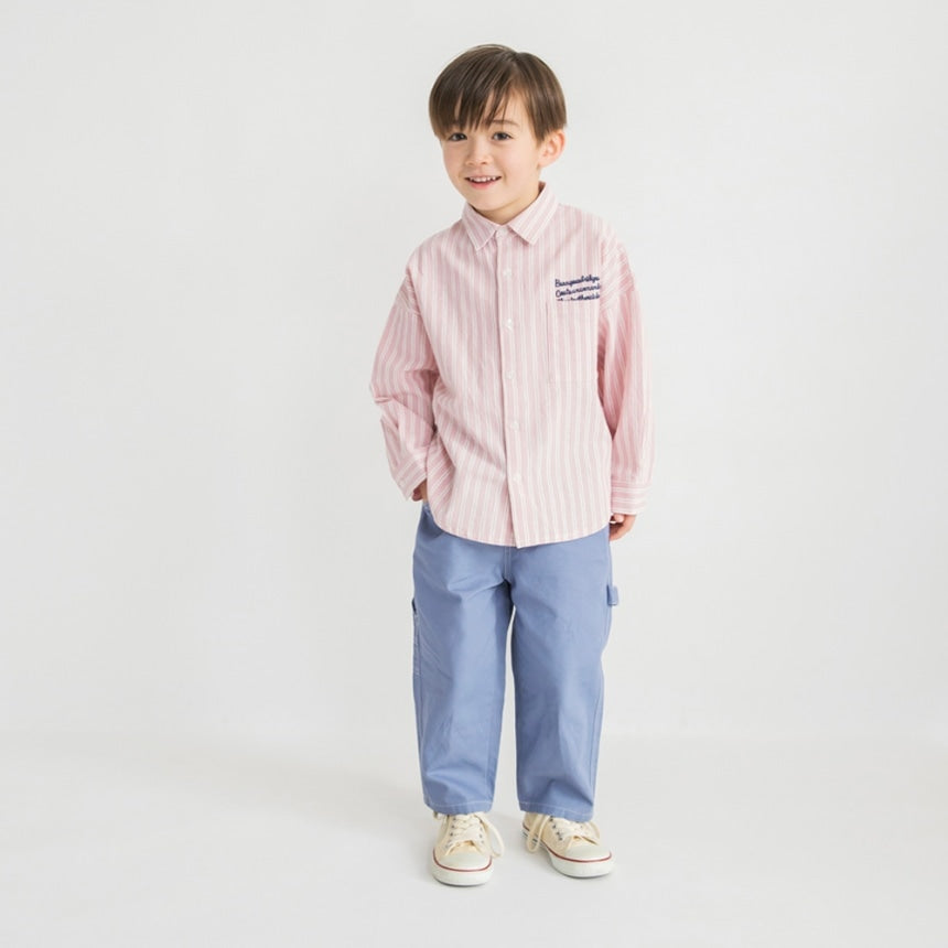 브란셰스 키즈 바지 일본 branshes 캔버스 페인트 팬츠 데님 청바지 4컬러