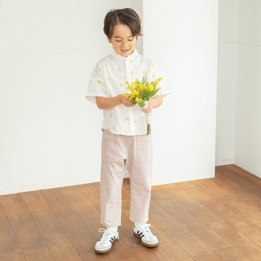 브란셰스 키즈 바지 일본 branshes 챔버리 크롭 팬츠 4컬러