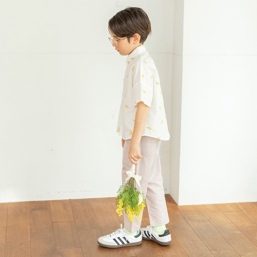 브란셰스 키즈 바지 일본 branshes 챔버리 크롭 팬츠 4컬러