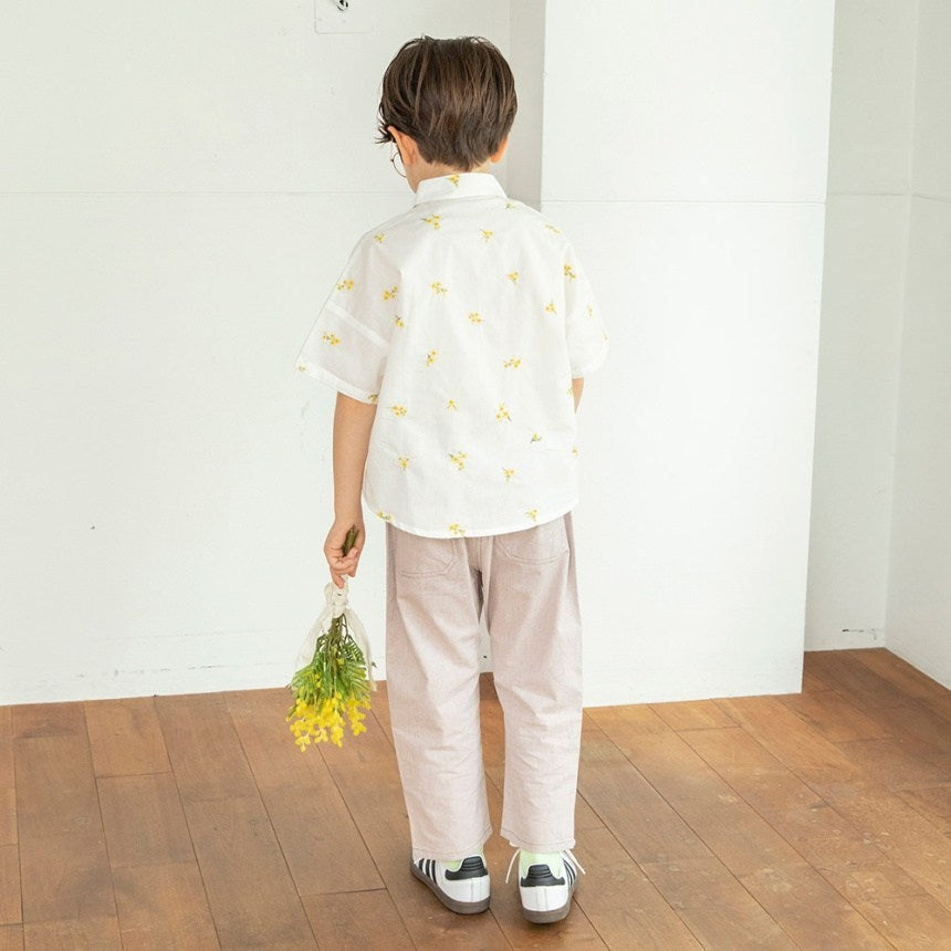 브란셰스 키즈 바지 일본 branshes 챔버리 크롭 팬츠 4컬러