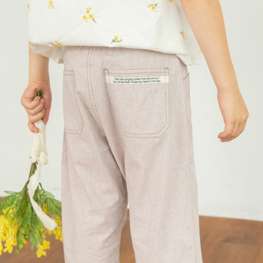 브란셰스 키즈 바지 일본 branshes 챔버리 크롭 팬츠 4컬러