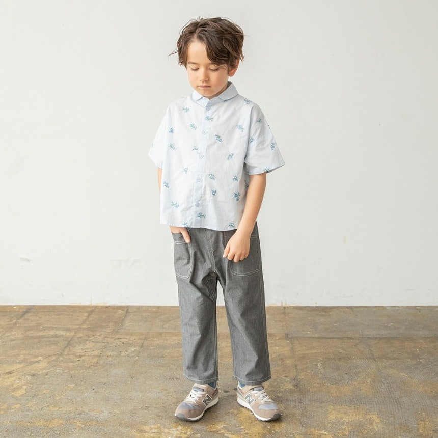 브란셰스 키즈 바지 일본 branshes 챔버리 크롭 팬츠 4컬러