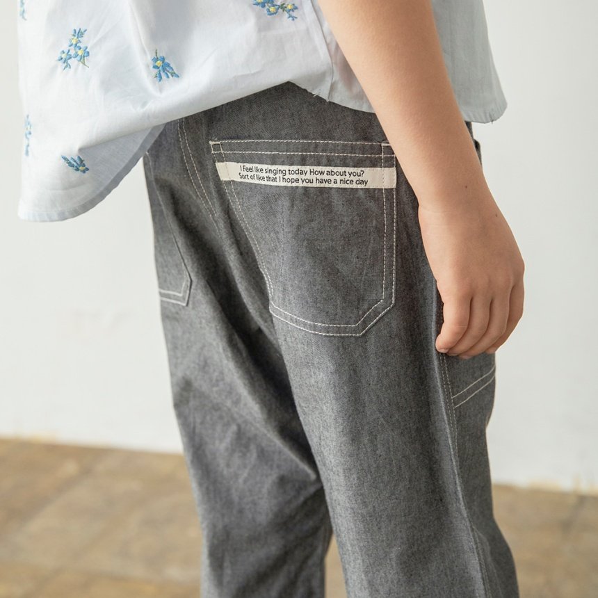 브란셰스 키즈 바지 일본 branshes 챔버리 크롭 팬츠 4컬러